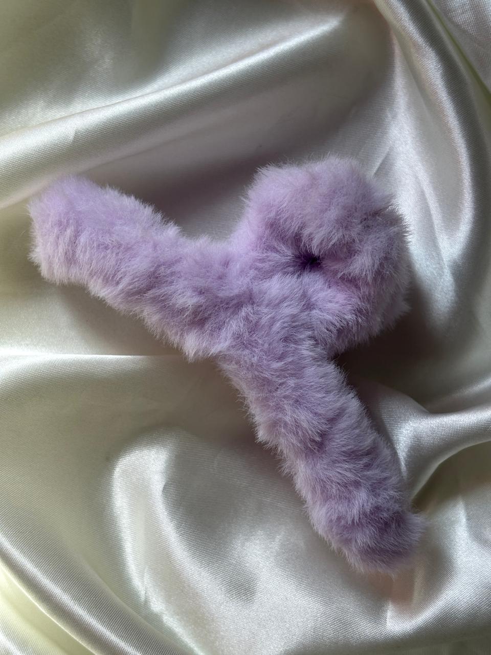 Fur Claw Hair Clutch