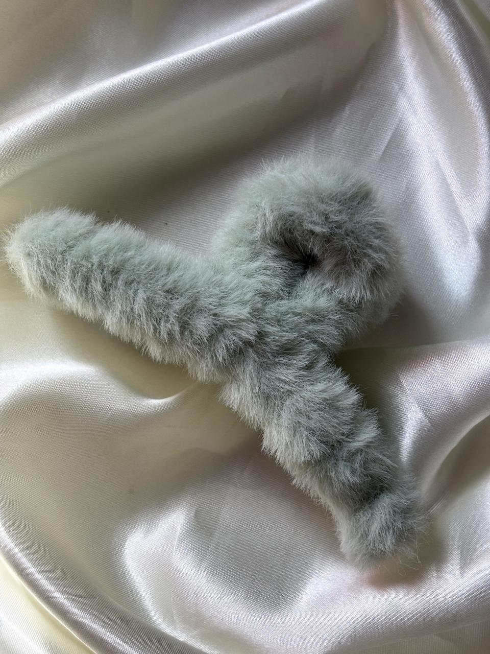 Fur Claw Hair Clutch