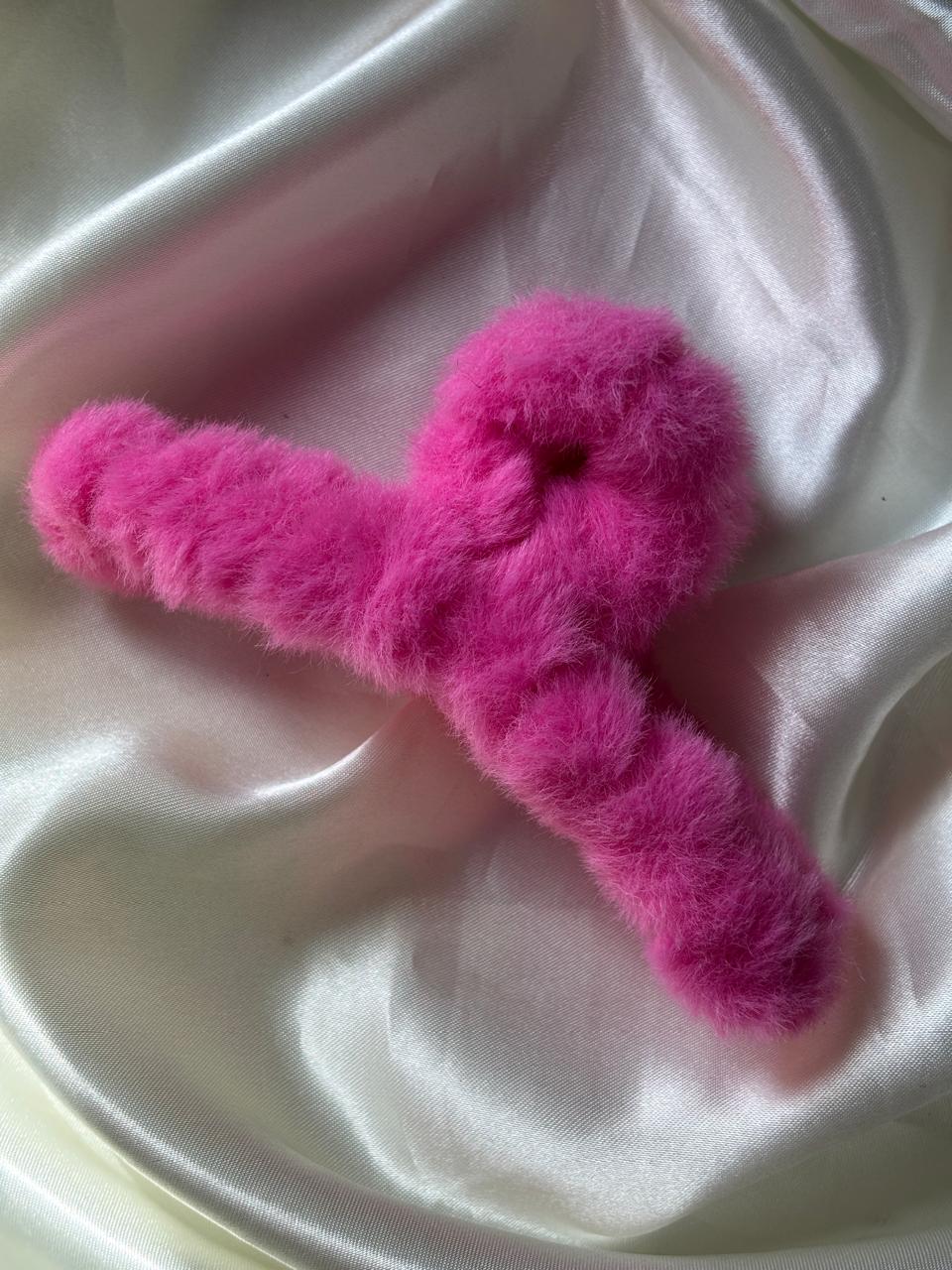 Fur Claw Hair Clutch