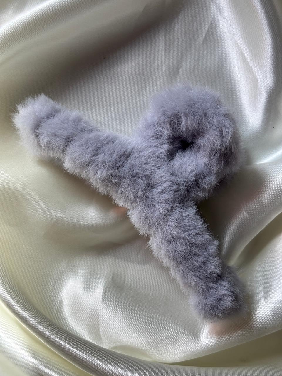 Fur Claw Hair Clutch