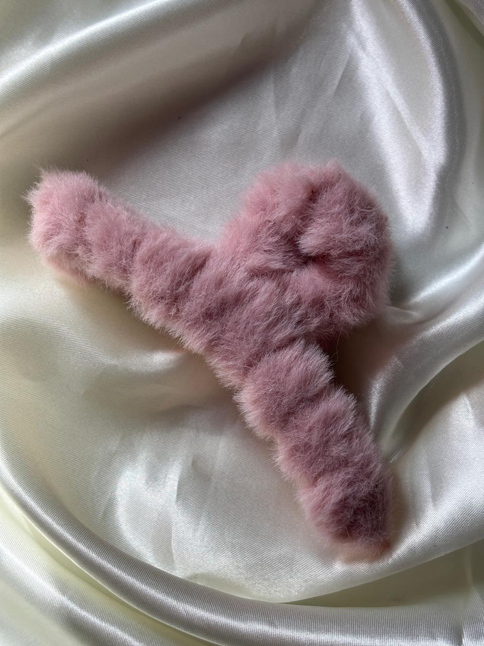 Fur Claw Hair Clutch