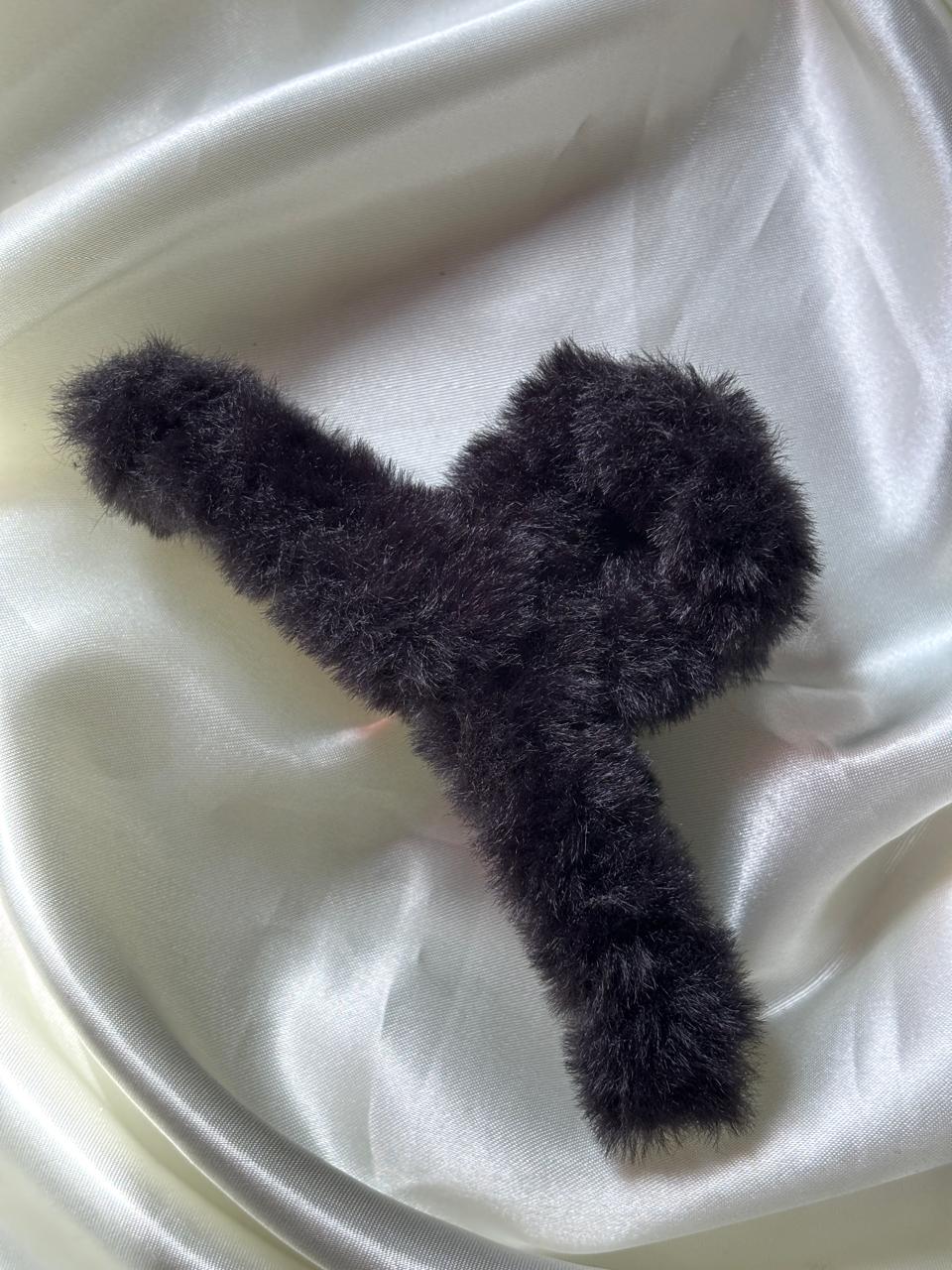 Fur Claw Hair Clutch
