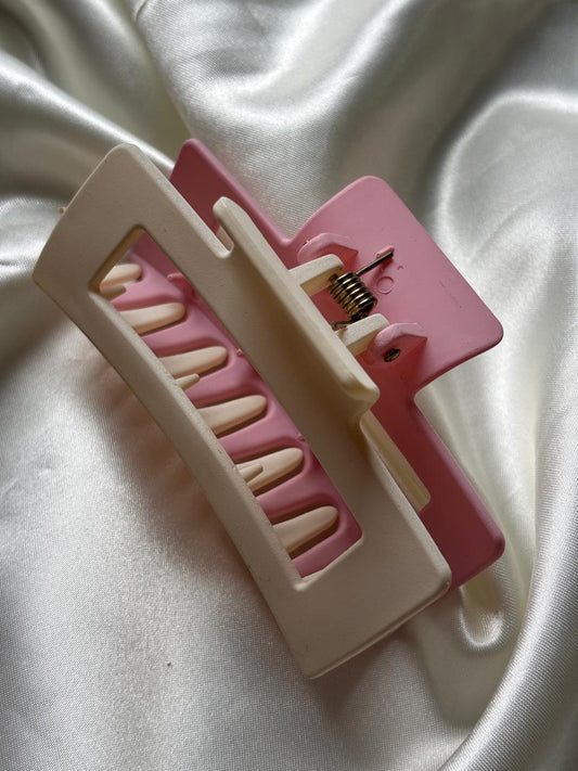 Pinteresty Two Tone Claws Hair Clutch