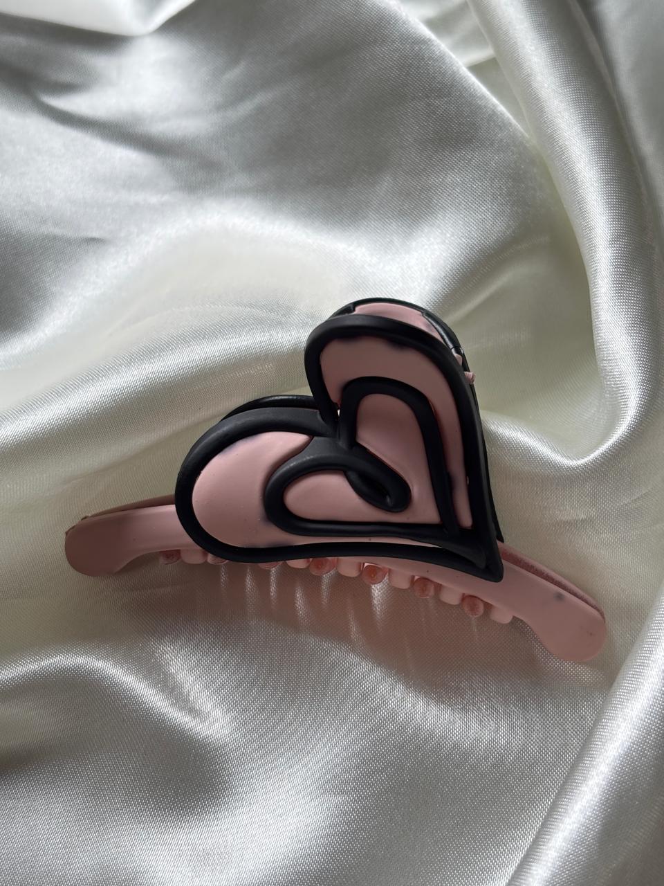 Pinteresty Heart Shaped Hair Clutch