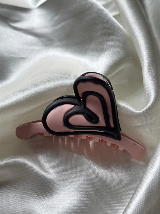 Pinteresty Heart Shaped Hair Clutch