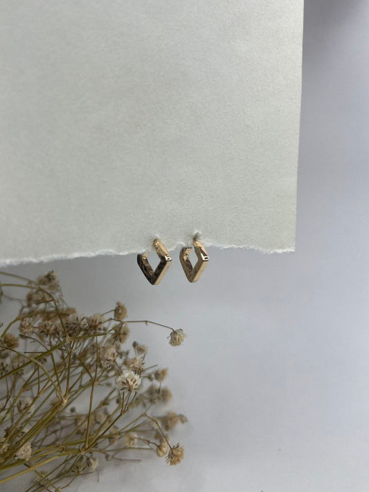 Mini Square Hoop Earrings