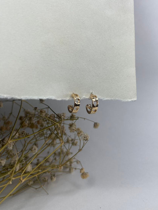 Mini Heart Hoop Earrings